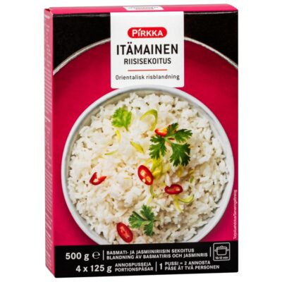 Pirkka itämainen riisisekoitus 4x125g