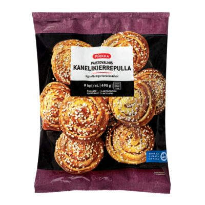 Pirkka kanelikierrepulla 9kpl/495g pakaste