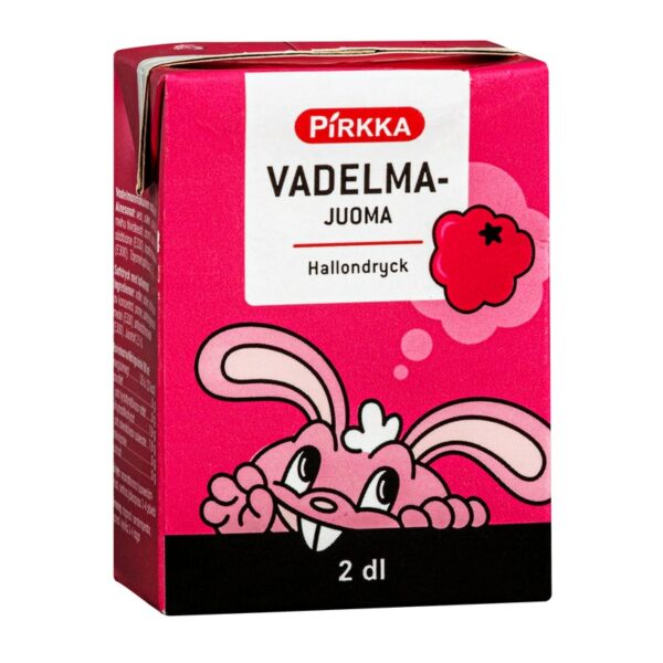 Pirkka vadelmajuoma 2 dl