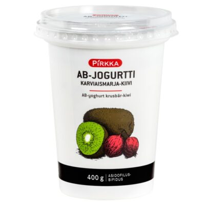 Pirkka AB-jogurtti 400g kiivi-karviaismarja