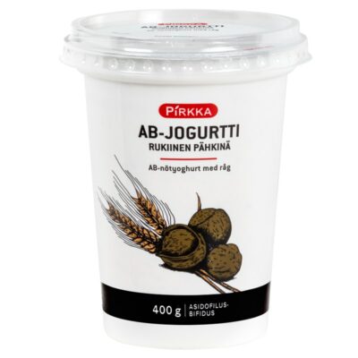 Pirkka asidofilus-bifidus rukiinen pähkinäjogurtti 400 g