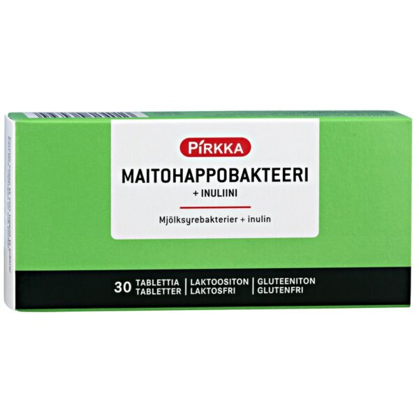 Pirkka maitohappobakteeri + inuliini 30kpl/12g