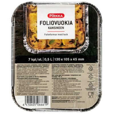 Pirkka foliovuokia kansineen 0