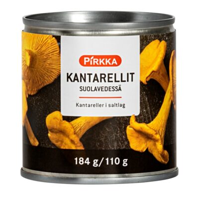 Pirkka kantarellit suolavedessä 184g/110g