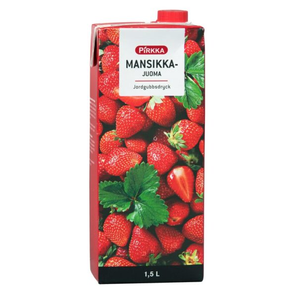 Pirkka mansikkajuoma 1