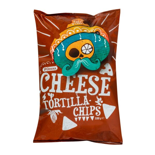 Pirkka tortillachips cheese 200g