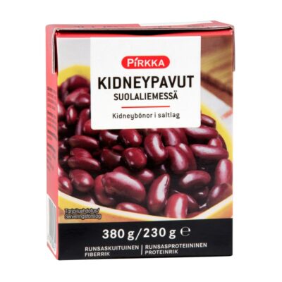 Pirkka kidneypavut suolaliemessä 380g/230g