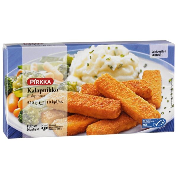 Pirkka kalapuikko MSC 10 kpl/250 g pakaste