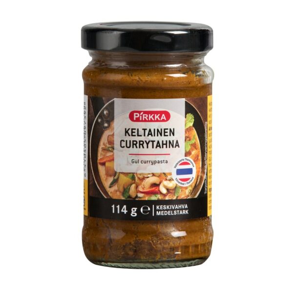 Pirkka keltainen currytahna 114g