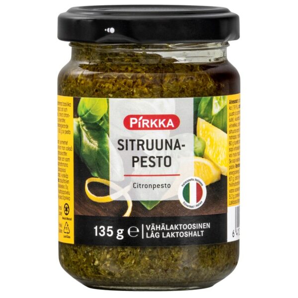 Pirkka sitruunapesto 135g