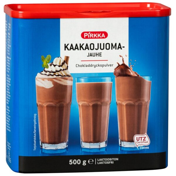 Pirkka kaakaojuomajauhe 500 g UTZ