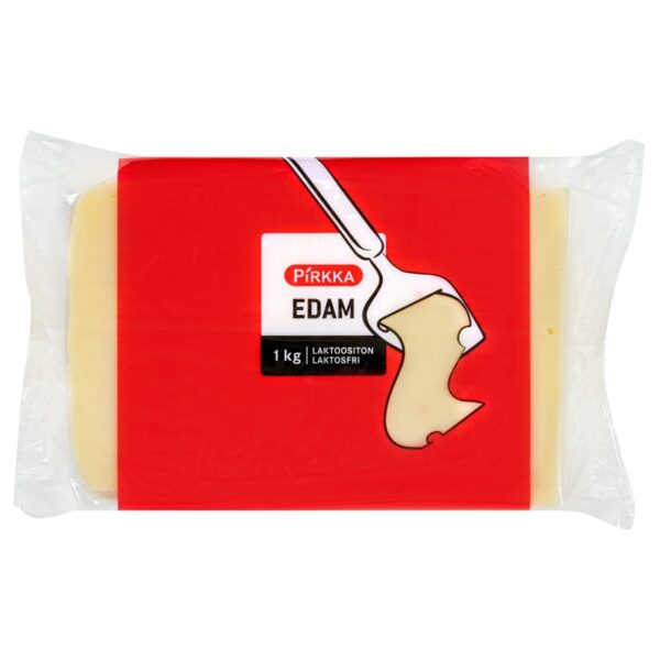 Pirkka edamjuusto 1kg laktoositon
