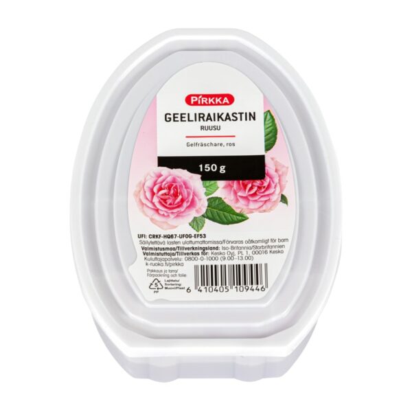 Pirkka geeliraikastin ruusu 150g