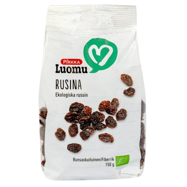 Pirkka Luomu rusina 150g