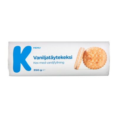 K-Menu vaniljatäytekeksi 350g