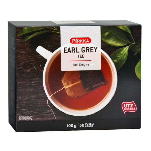 Pirkka earl grey tee 50ps/100g UTZ