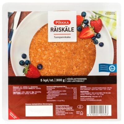 Pirkka räiskäle 5kpl/300g