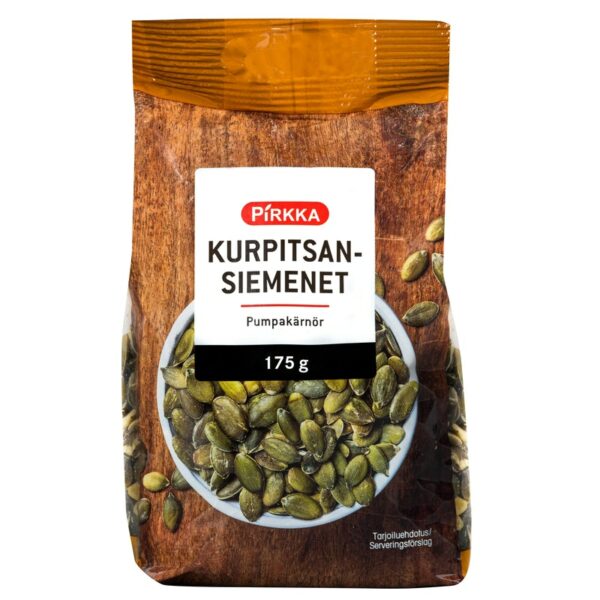 Pirkka kurpitsansiemenet 175g