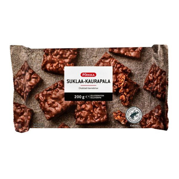 Pirkka suklaa-kaurapala 200g gluteeniton RFA