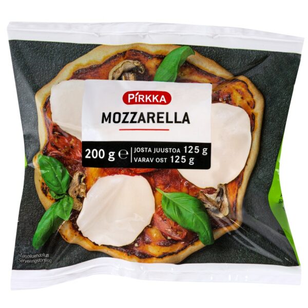 Pirkka mozzarella 200g/125g