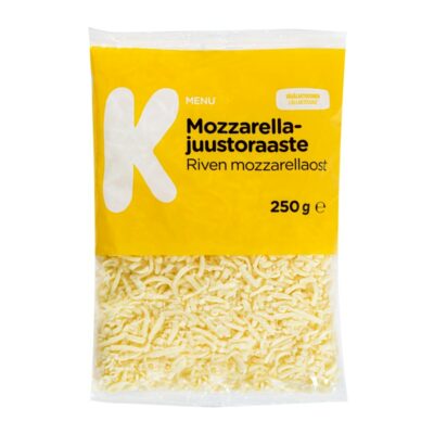 K-Menu mozzarellajuustoraaste 250g