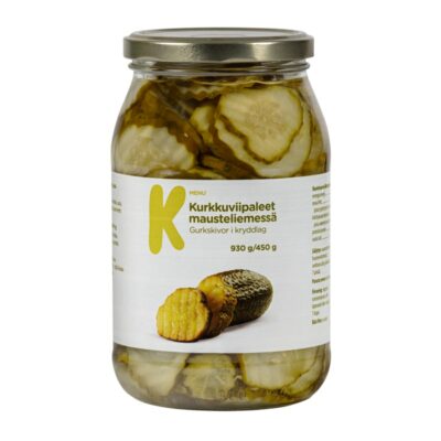 K-Menu kurkkuviipaleet mausteliemessä 930g/450g