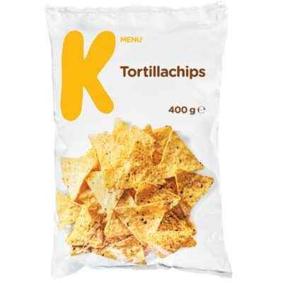 K-Menu tortillachips 400 g