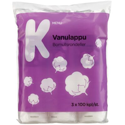 K-Menu vanulappu 3x100kpl