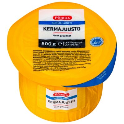 Pirkka suomalainen kermajuusto 500g laktoositon