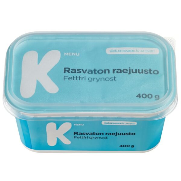 K-Menu rasvaton raejuusto 400g