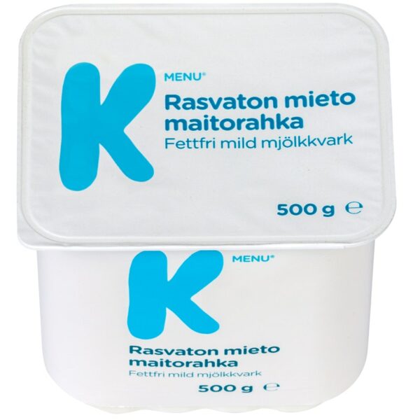 K-Menu rasvaton mieto maitorahka 500g