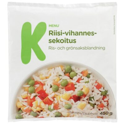 K-Menu riisi-vihannessekoitus 450g pakaste