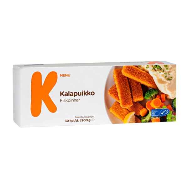 K-Menu kalapuikko 30kpl/900g MSC pakaste