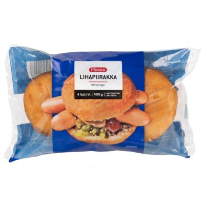 Pirkka lihapiirakka 4kpl/400g