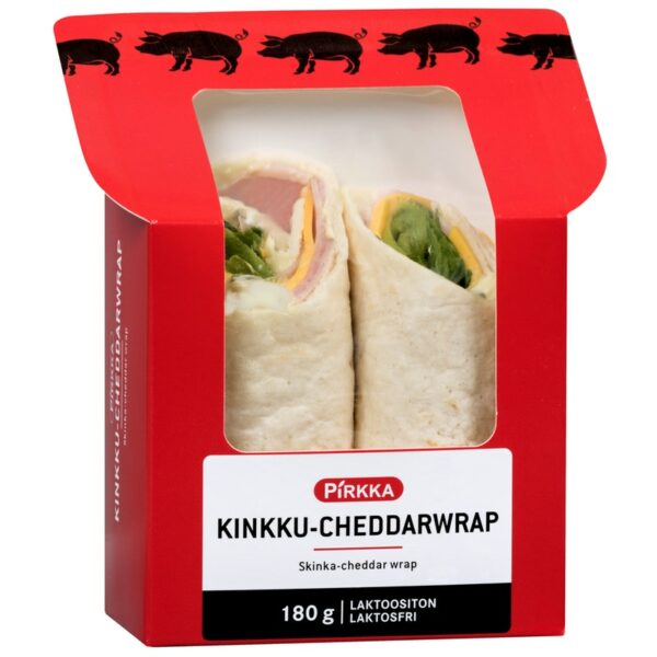 Pirkka kinkku-cheddarwrap 180g