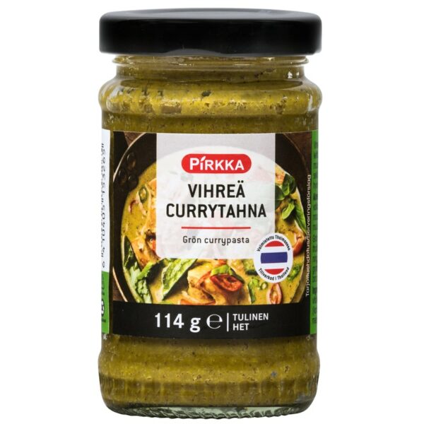 Pirkka vihreä currytahna 114g