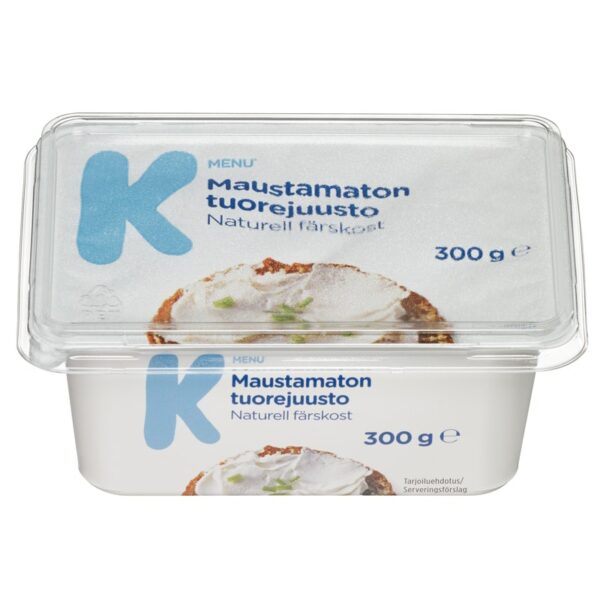 K-Menu maustamaton tuorejuusto 300g