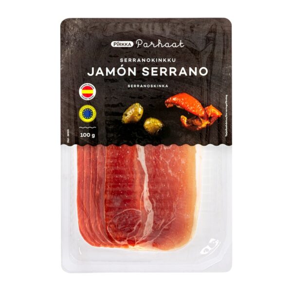 Pirkka Parhaat Jamón Serrano serranokinkku 100g