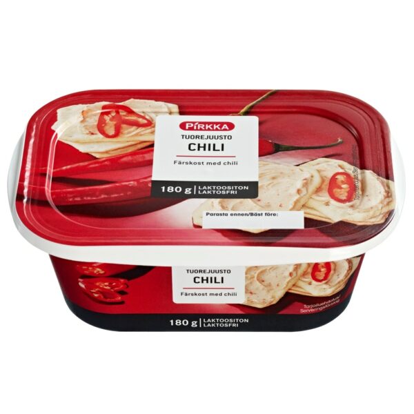 Pirkka tuorejuusto chili 180g laktoositon