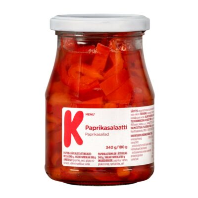 K-Menu paprikasalaatti 340g/180g