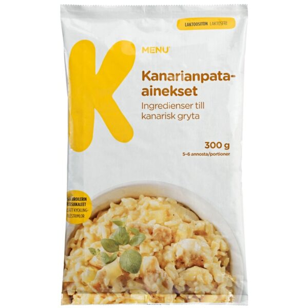 K-Menu kanarianpata-ainekset 300g