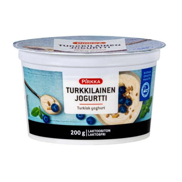 Pirkka turkkilainen jogurtti 200g laktoositon