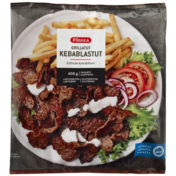 Pirkka grillatut kebablastut 400g pakaste