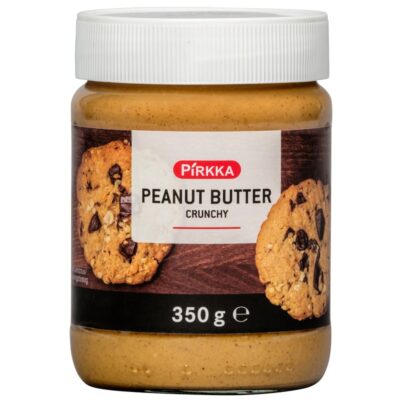 Pirkka Crunchy Peanut Butter maapähkinävoi 350g