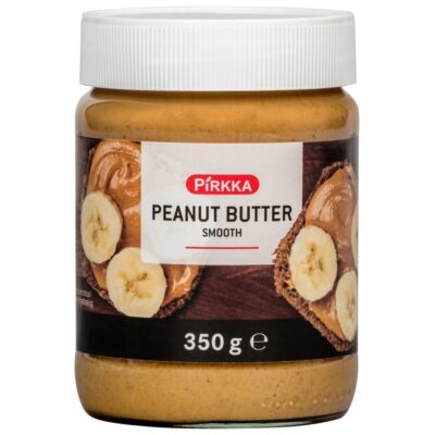 Pirkka Smooth Peanut Butter maapähkinävoi 350g