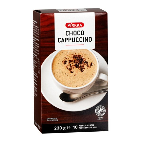 Pirkka choco cappuccino 10kpl/230g rfa