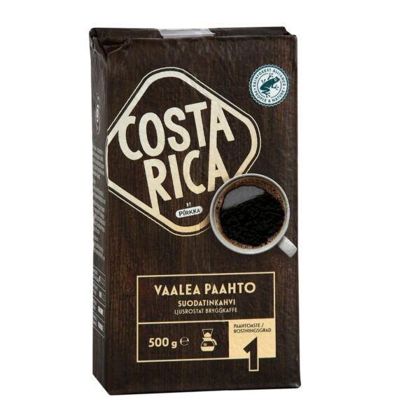 Pirkka Costa Rica kahvi 500g vaalea paahto rfa