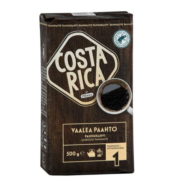 Pirkka Costa Rica pannukahvi 500g vaalea paahto rfa