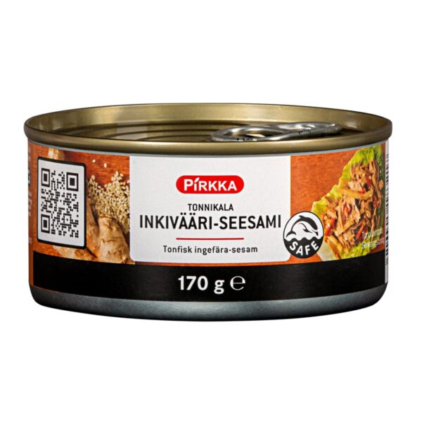 Pirkka tonnikala inkivääri-seesami 170g