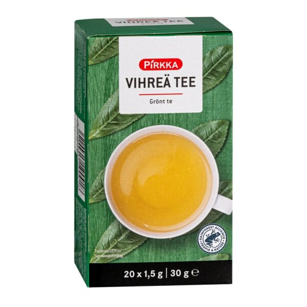 Pirkka vihreä tee 20 pussia/30g RFA